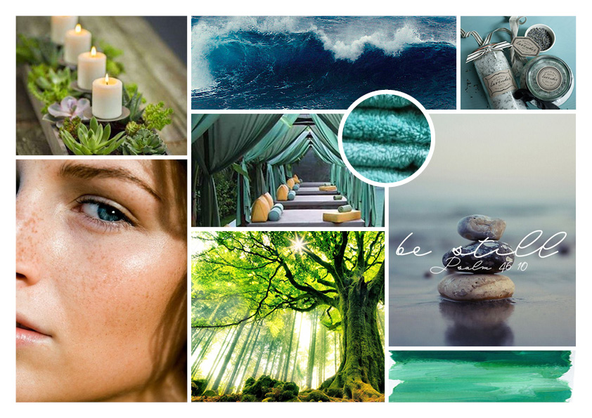 Nature Wellness Spa Moodboard
