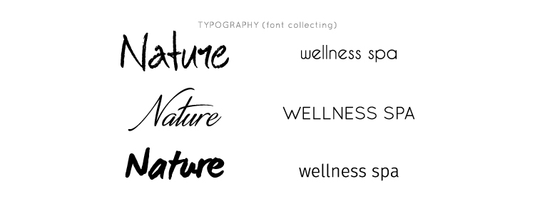 Nature Spa Fonts